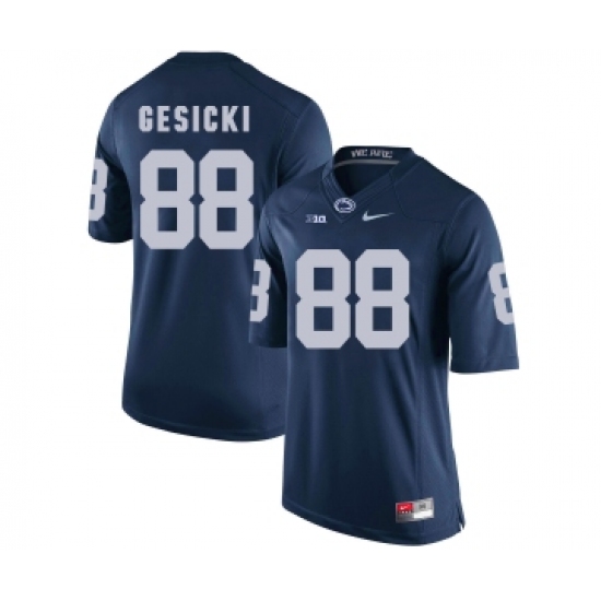 Penn State Nittany Lions 88 Mike Gesicki Navy College Football Jersey - Ujersey