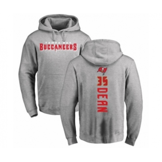 Football Tampa Bay Buccaneers #35 Jamel Dean Ash Backer Pullover Hoodie - Ujersey
