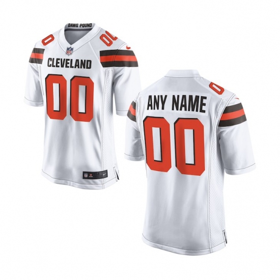 Nike Cleveland Browns Youth White Custom Game Jersey
