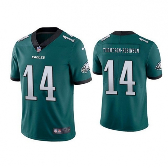 Men's Philadelphia Eagles #14 Dorian Thompson-Robinson Green 2025 New Vapor Untouchable Limited Football Stitched Jersey - Ujersey
