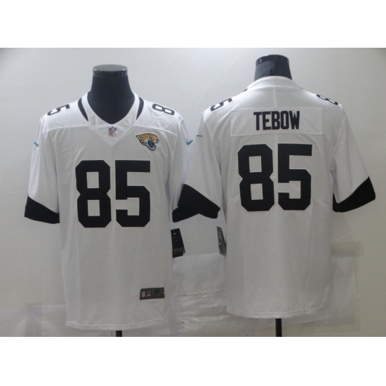 Men's Jacksonville Jaguars #85 Tim Tebow Nike White 2021 Alternate Limited Jersey - Ujersey