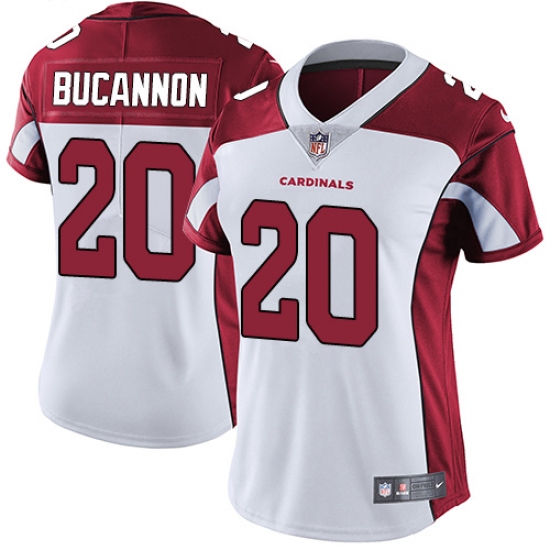 Women's Nike Arizona Cardinals #20 Deone Bucannon White Vapor Untouchable Limited Player NFL Jersey - Ujersey