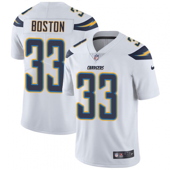 Youth Nike Los Angeles Chargers #33 Tre Boston Elite White NFL Jersey - Ujersey