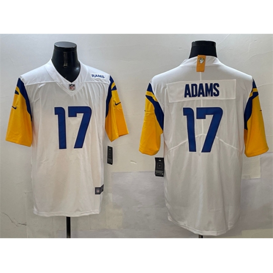 Men's Los Angeles Rams #17 Davante Adams White 2024 Vapor Untouchable Football Stitched Jersey - Ujersey