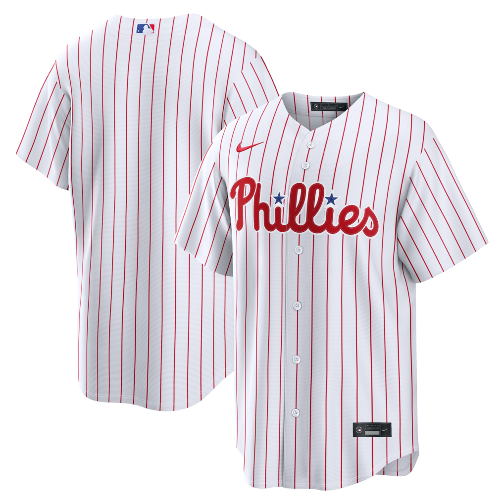 Men's Philadelphia Phillies Nike White Home Replica Jersey