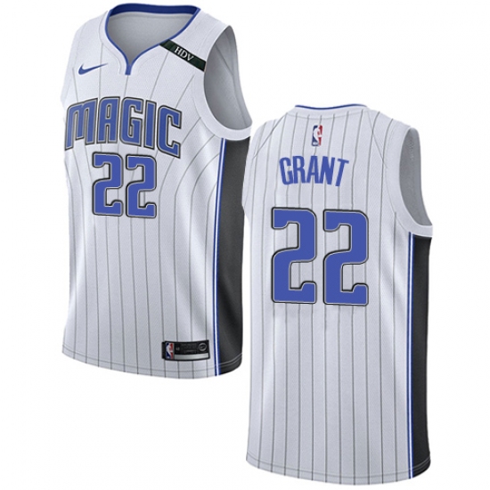 Women's Nike Orlando Magic #22 Jerian Grant Swingman White NBA Jersey - Association Edition - Ujersey