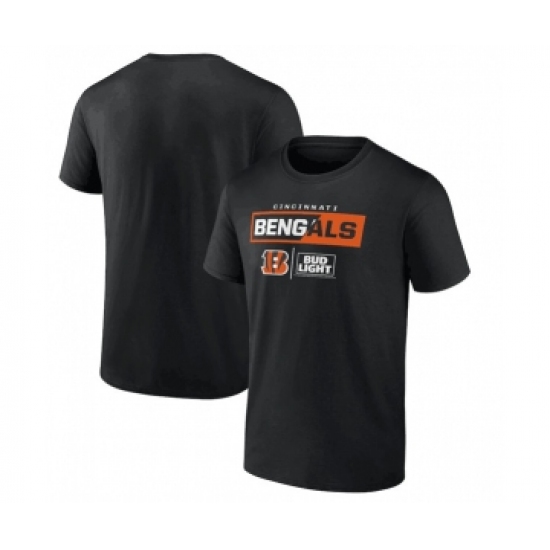 Men's Cincinnati Bengals Black x Bud Light T-Shirt - Ujersey