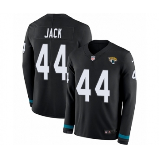 Youth Nike Jacksonville Jaguars #44 Myles Jack Limited Black Therma Long Sleeve NFL Jersey - Ujersey