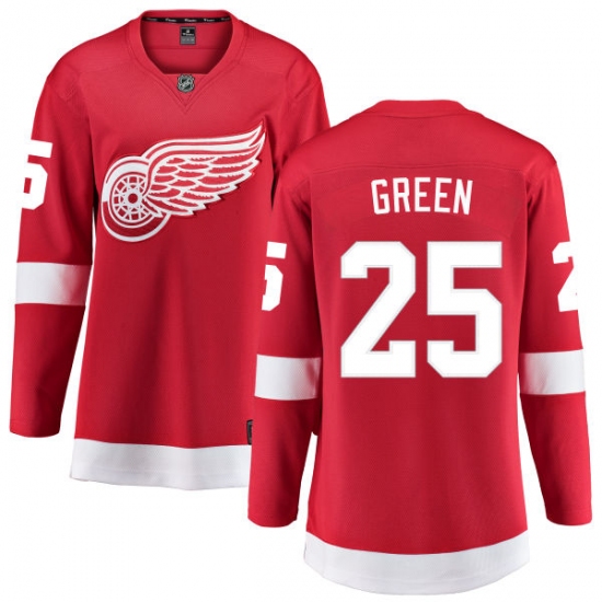 Women's Detroit Red Wings #25 Mike Green Fanatics Branded Red Home Breakaway NHL Jersey - Ujersey