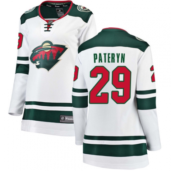 Women's Minnesota Wild #29 Greg Pateryn Authentic White Away Fanatics Branded Breakaway NHL Jersey - Ujersey