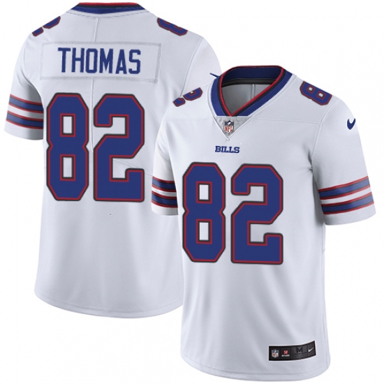 Youth Nike Buffalo Bills #82 Logan Thomas White Vapor Untouchable Limited Player NFL Jersey