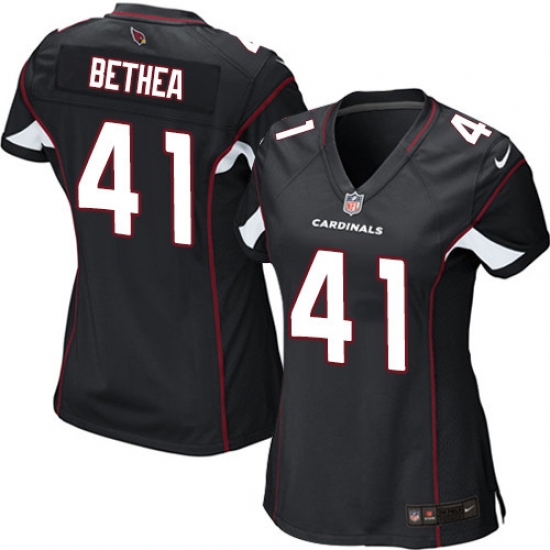 Women's Nike Arizona Cardinals #41 Antoine Bethea Game Black Alternate NFL Jersey - Ujersey