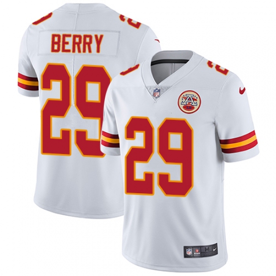 Men's Nike Kansas City Chiefs #29 Eric Berry White Vapor Untouchable Limited Player NFL Jersey - Ujersey