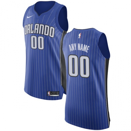 Men's Orlando Magic Nike Royal Authentic Custom Jersey - Icon Edition - Ujersey