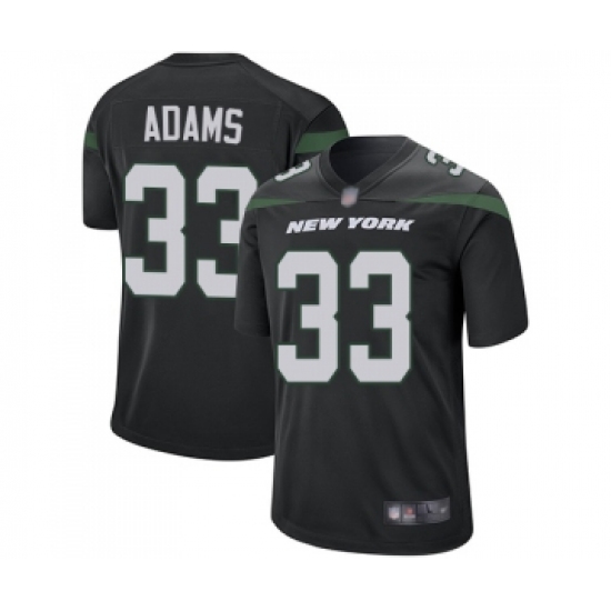 Men's New York Jets #33 Jamal Adams Game Black Alternate Football Jersey - Ujersey