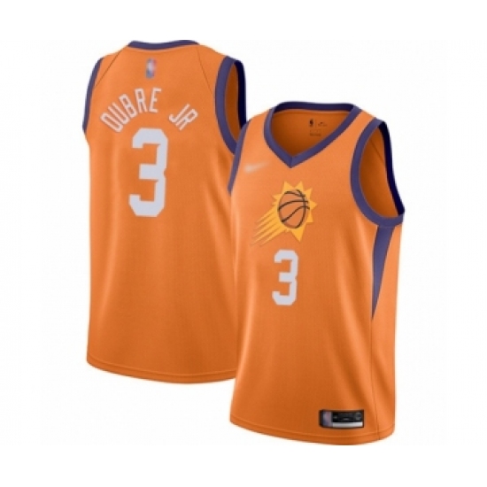 Men's Phoenix Suns #3 Kelly Oubre Jr. Authentic Orange Finished Basketball Jersey - Statement Edition - Ujersey