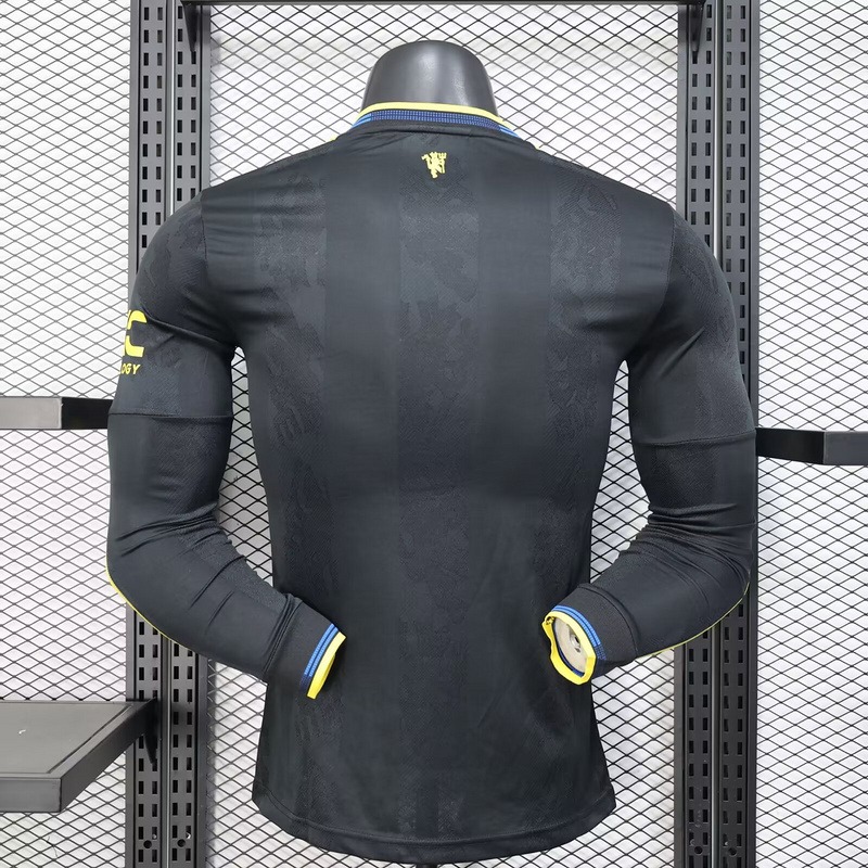 Manchester United Third Away Long Sleeve Jersey Shirt 2025/26 - U-jersey