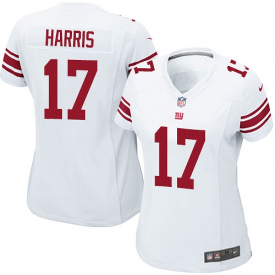 Women's Nike New York Giants #17 Dwayne Harris Game White NFL Jersey - Ujersey