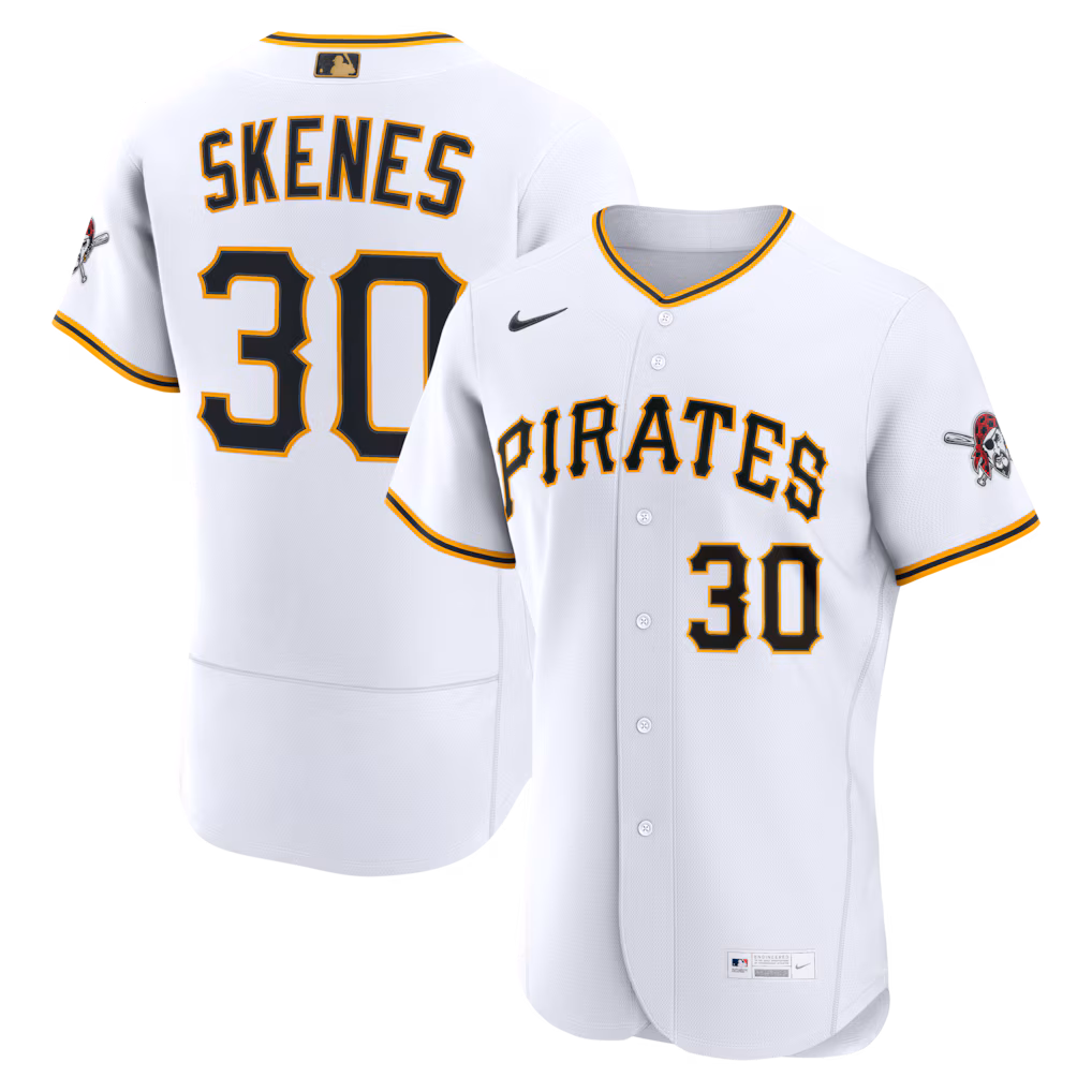 Men's Pittsburgh Pirates Paul Skenes Nike White MLB Awards Authentic Jersey - Ujersey