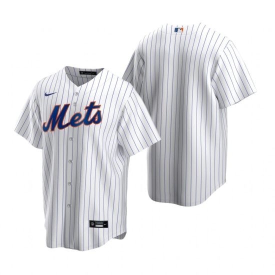 Men's Nike New York Mets Blank White 2020 Home Stitched Baseball Jersey - Ujersey
