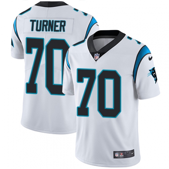 Youth Nike Carolina Panthers #70 Trai Turner White Vapor Untouchable Limited Player NFL Jersey - Ujersey