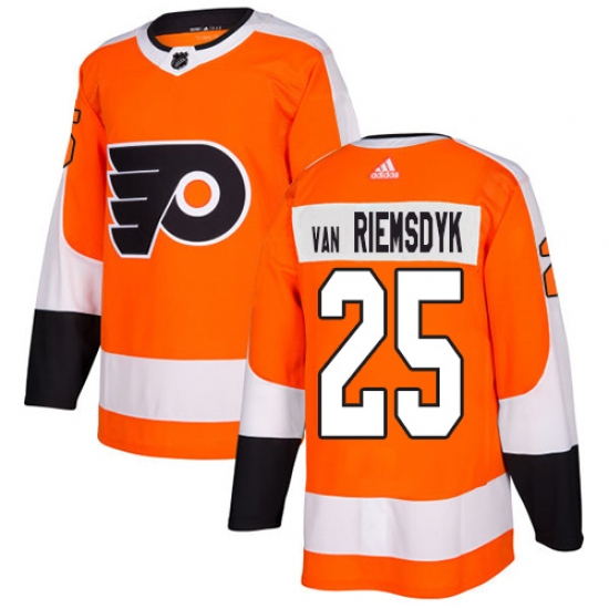 Youth Adidas Philadelphia Flyers #25 James Van Riemsdyk Premier Orange Home NHL Jersey - Ujersey