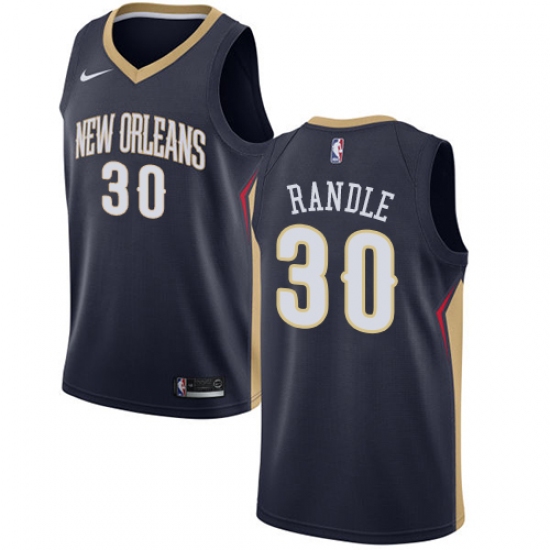 Youth Nike New Orleans Pelicans #30 Julius Randle Swingman Navy Blue NBA Jersey - Icon Edition - Ujersey