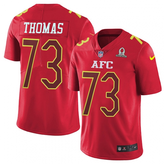 Youth Nike Cleveland Browns #73 Joe Thomas Limited Red 2017 Pro Bowl NFL Jersey - Ujersey
