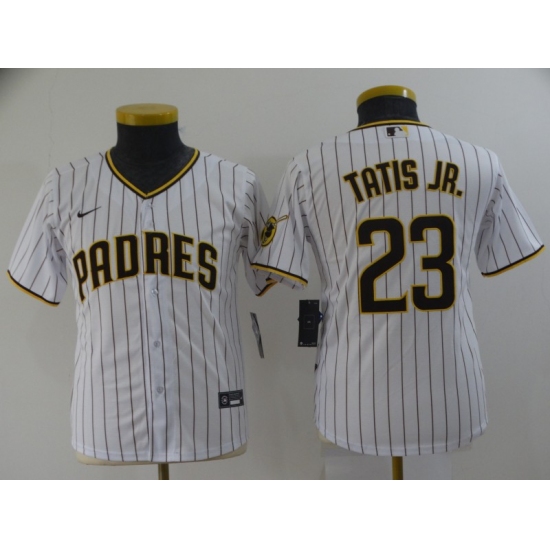 Youth San Diego Padres #23 Fernando Tatis Jr. Replica White Nike Jersey - Ujersey
