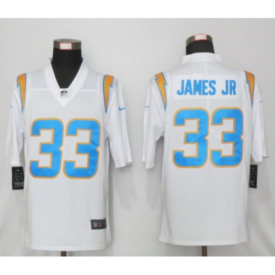 Nike NFL Los Angeles Chargers #33 Derwin James jr White 2020 Vapor Limited Jersey - Ujersey