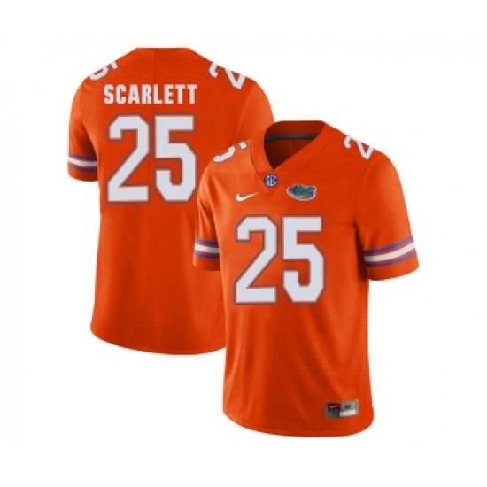 Florida Gators 25 Jordan Scarlett Orange College Football Jersey