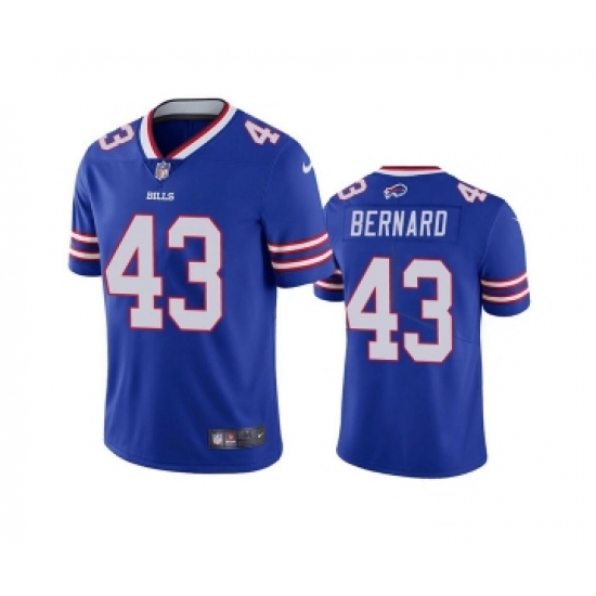 Men's Buffalo Bills #43 Terrel Bernard Blue Vapor Untouchable Limited Stitched Jersey - Ujersey