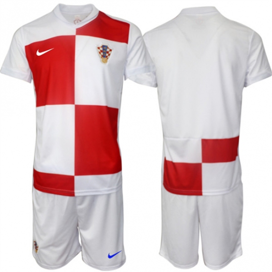 Men's Columbia Custom White Red 2024-25 Home Soccer Jersey Suit - Ujersey