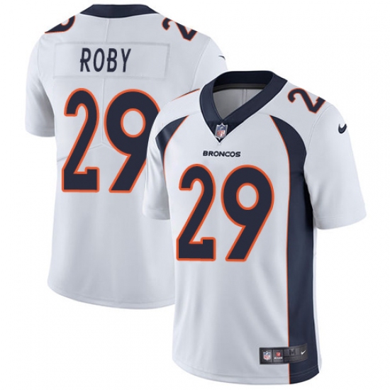 Youth Nike Denver Broncos #29 Bradley Roby White Vapor Untouchable Limited Player NFL Jersey - Ujersey