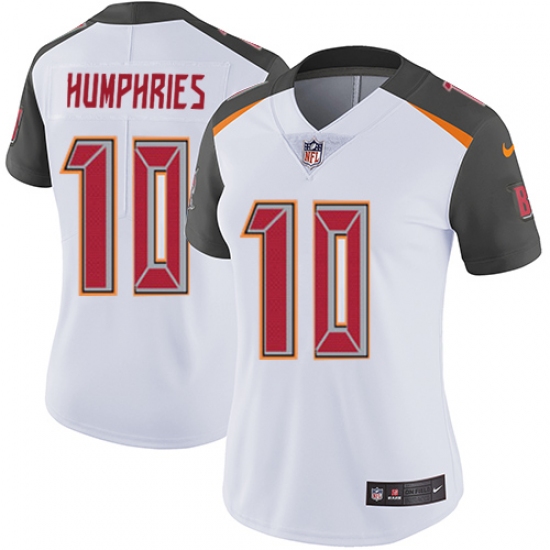 Women's Nike Tampa Bay Buccaneers #10 Adam Humphries White Vapor Untouchable Limited Player NFL Jersey - Ujersey
