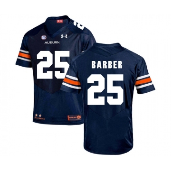 Auburn Tigers 25 Peyton Barber Navy College Football Jersey - Ujersey