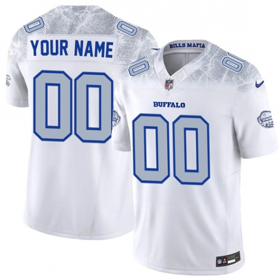 Men's Buffalo Bills Active Player Custom White 2025 F.U.S.E. “Rivalries” Vapor Untouchable Limited Football Stitched Jersey - Ujersey