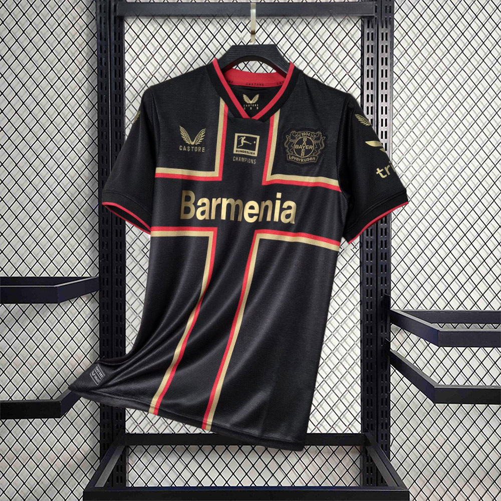 Bayer 04 Leverkusen Soccer Jersey Champions Special Edition Custom Shirt 2024/25 - ujerseystore