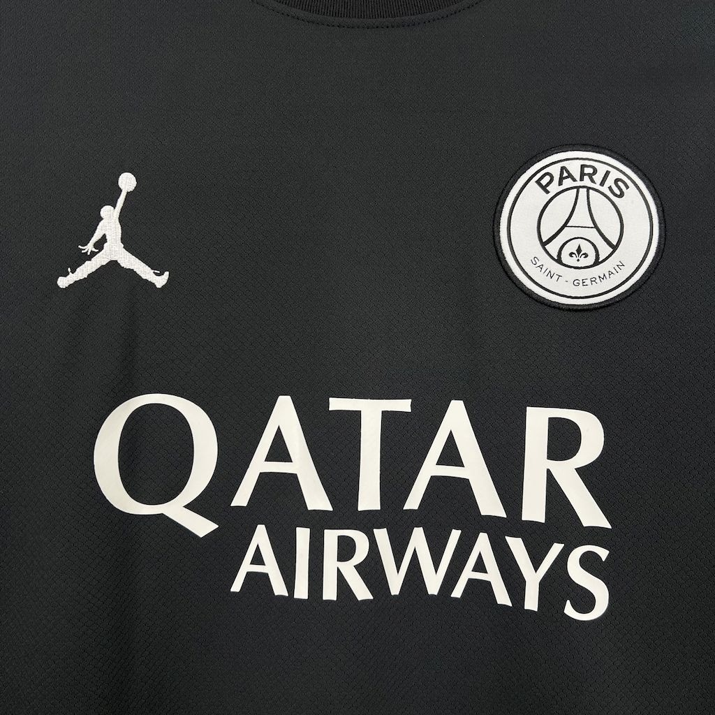 PSG Football Jersey Black Special Edition Custom Shirt 2024/25 - ujerseystore
