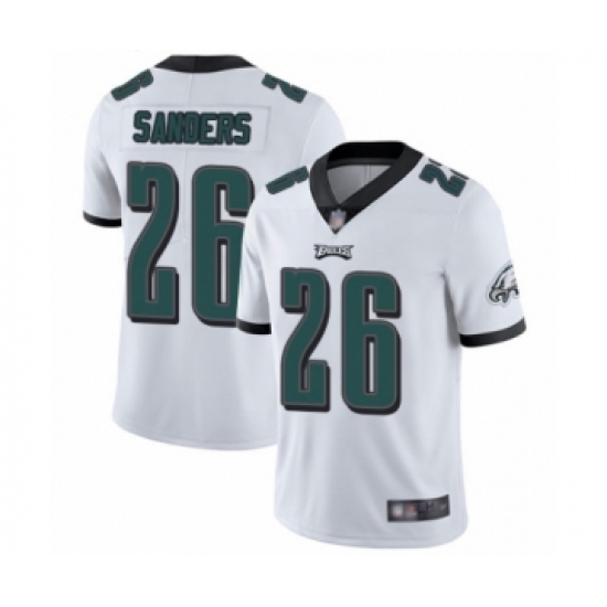 Youth Philadelphia Eagles #26 Miles Sanders White Vapor Untouchable Limited Player Football Jersey - Ujersey