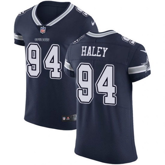 Men's Nike Dallas Cowboys #94 Charles Haley Navy Blue Team Color Vapor Untouchable Elite Player NFL Jersey - Ujersey