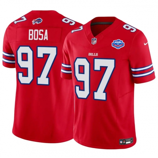 Men's Buffalo Bills #97 Joey Bosa Red 2025 F.U.S.E. With Farewell Vapor Untouchable Limited Football Stitched Jersey - Ujersey