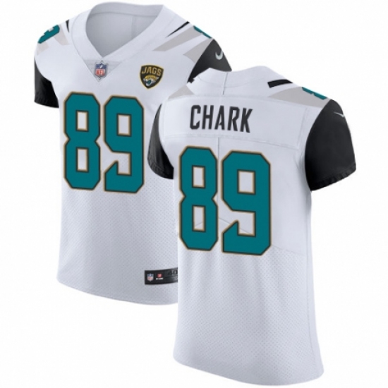 Men's Nike Jacksonville Jaguars #89 DJ Chark White Vapor Untouchable Elite Player NFL Jersey - Ujersey