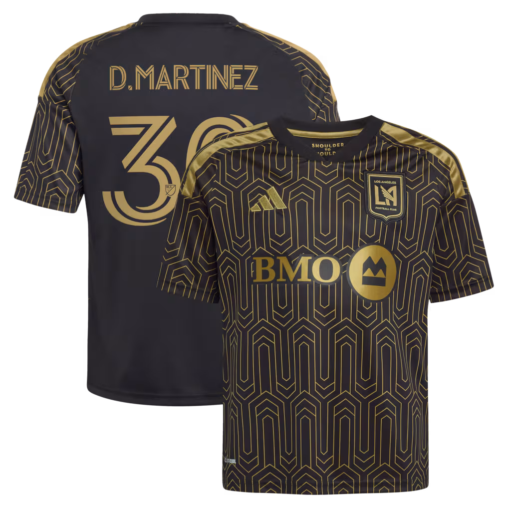 Youth LAFC David Martínez adidas Black 2026 Primary Kit Replica Jersey - Ujersey NHL