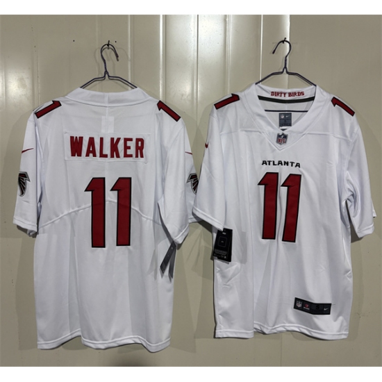 Men's Atlanta Falcons #11 Jalon Walker White 2026 New Vapor Untouchable Limited Football Stitched Jersey - Ujersey