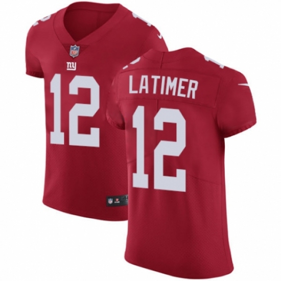 Men's Nike New York Giants #12 Cody Latimer Red Alternate Vapor Untouchable Elite Player NFL Jersey - Ujersey