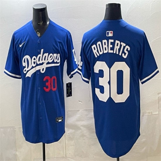 Men's Los Angeles Dodgers #30 Dave Roberts Royal 2026 Limited Stitched Baseball Jersey - Ujersey