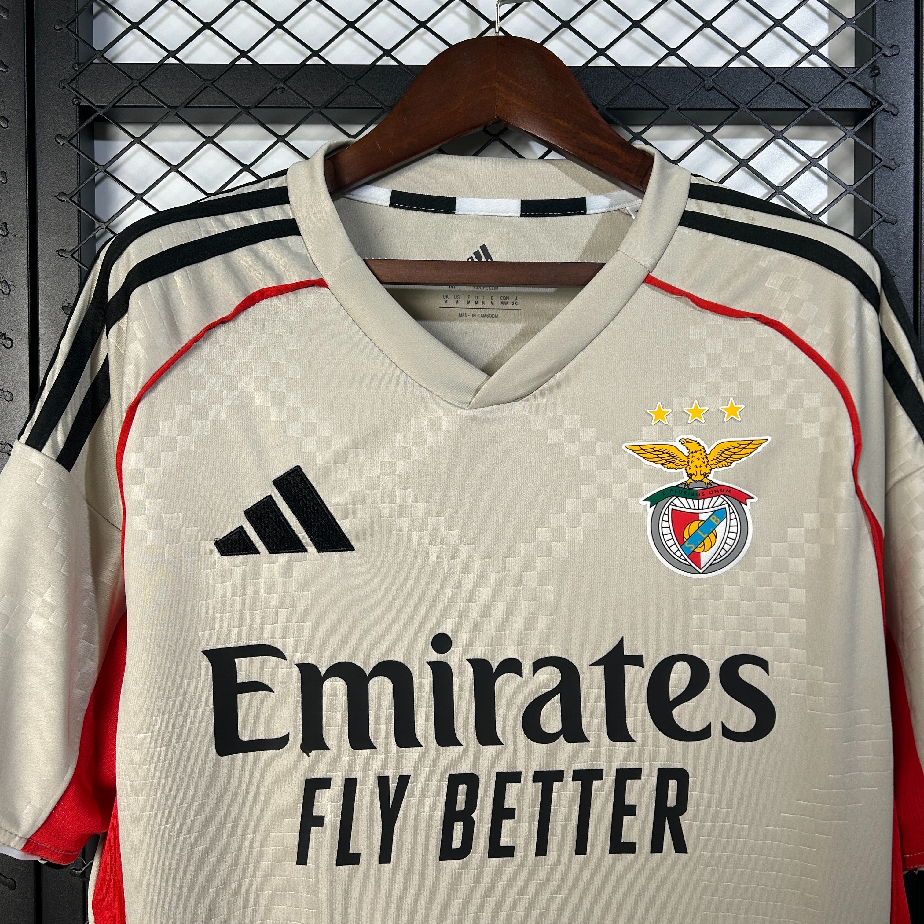 Benfica Soccer Jersey Away Custom Shirt 2025/26 - ujerseystore