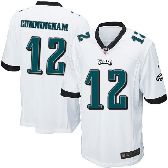 Men's Nike Philadelphia Eagles #12 Randall Cunningham Game White NFL Jersey - Ujersey