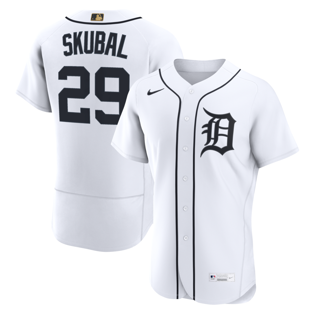Men's Detroit Tigers Tarik Skubal Nike White MLB Awards Authentic Jersey - Ujersey